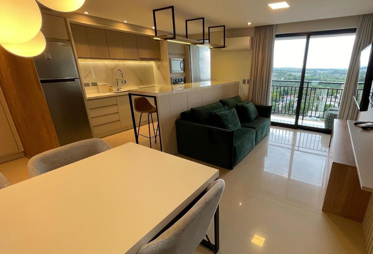 Apartmán Lindissimo Apt No Ultimo Andar No Centro De Foz Com Vista Incrivel Foz do Iguaçu Exteriér fotografie